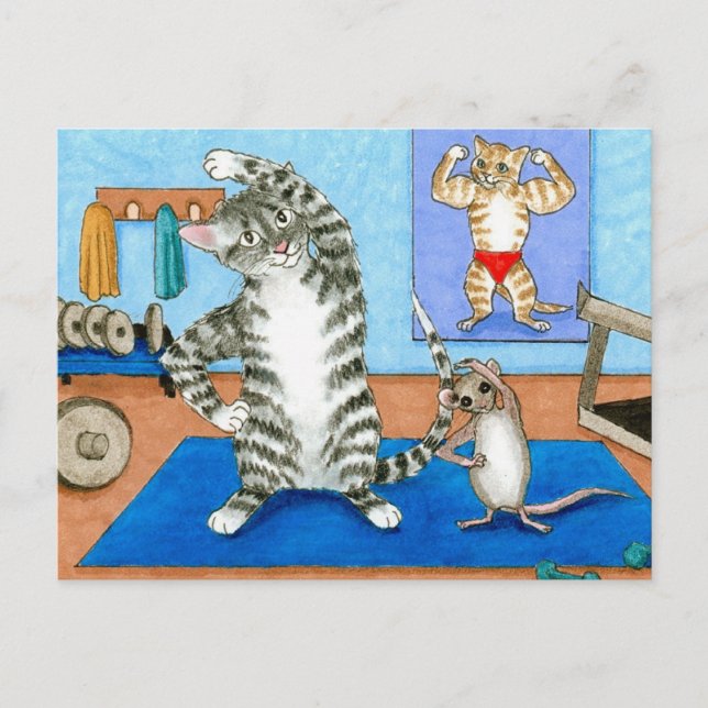 Katze 458 Postkarte (Vorderseite)