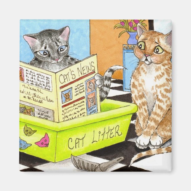 Katze 464 magnet (Vorne)