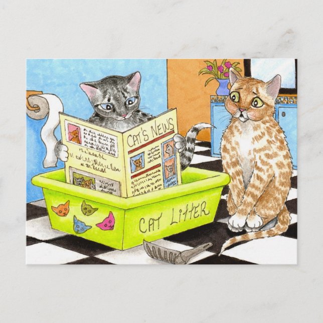 Katze 464 Postkarte (Vorderseite)