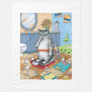 Katze 579 fleecedecke