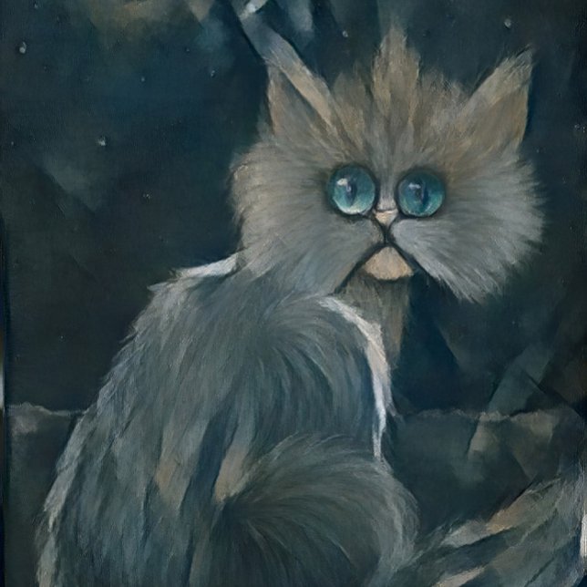 Katze 5 - kalte Nacht Fotoplatte (Von Creator hochgeladen)