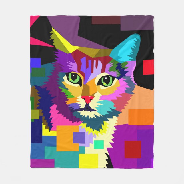 Katze 656 fleecedecke (Vorderseite)