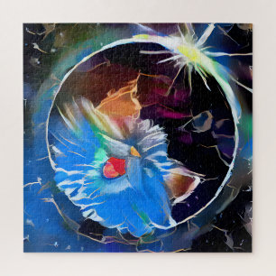 Katze 6 - Sonnenfinsternis Puzzle