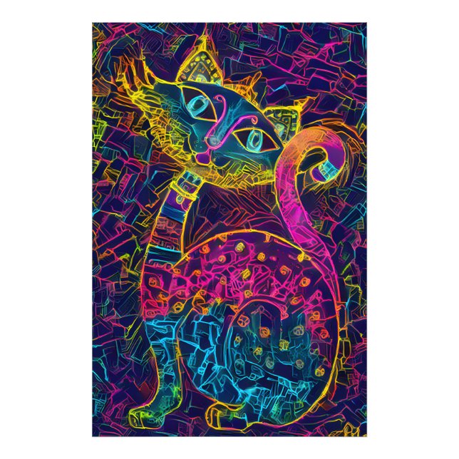 Katze 7 - Glücksfall 7 Fotodruck (Vorne)