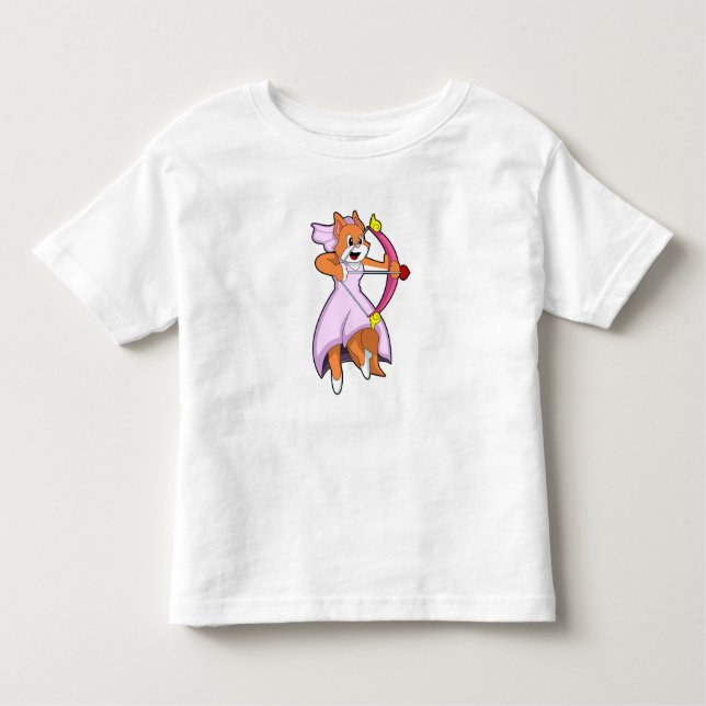 Katze als Braut mit Hochzeitskleid.PNG Kleinkind T-shirt (Vorderseite)