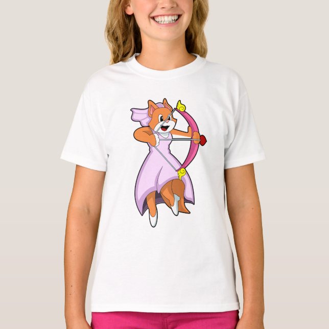 Katze als Braut mit Hochzeitskleid.PNG T-Shirt (Vorderseite)
