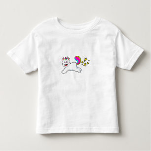 Katze als Einhorn Kleinkind T-shirt