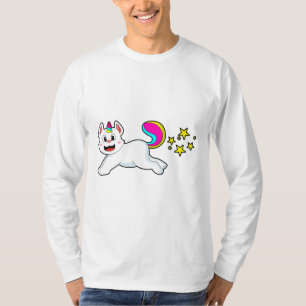Katze als Einhorn T-Shirt