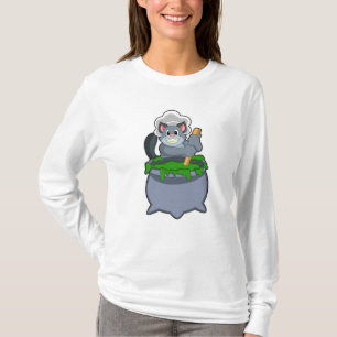 Katze als Koch mit Zaubertrank T-Shirt