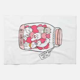 Katze Antidepressiv Funny Cat Lover Geschenk Geschirrtuch