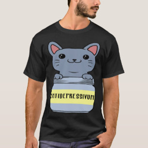 Katze Antidepressivum Ca T-Shirt