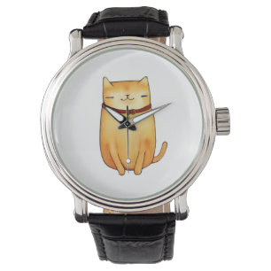 Katze Armbanduhr
