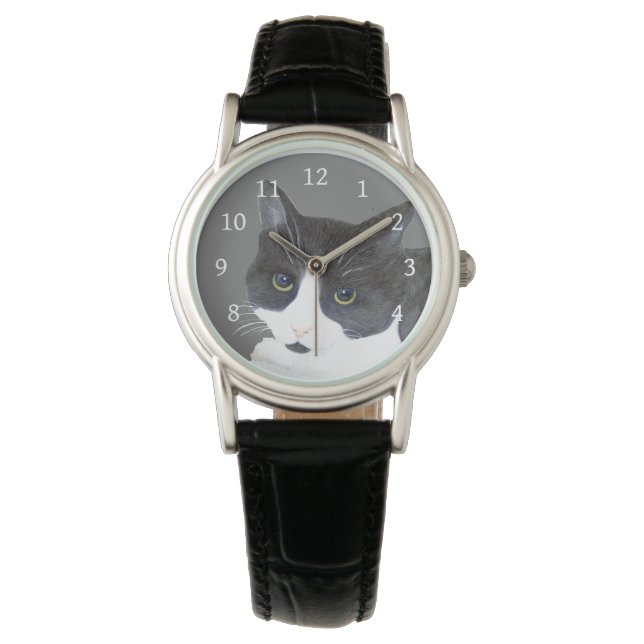 Katze Armbanduhr (Vorderseite)