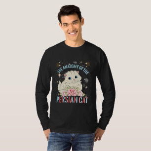 Katze ästhetisch, die Anatomie der persischen Katz T-Shirt