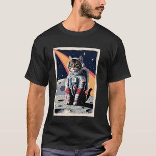 Katze Astronaut Haustier Weltraum T-Shirt