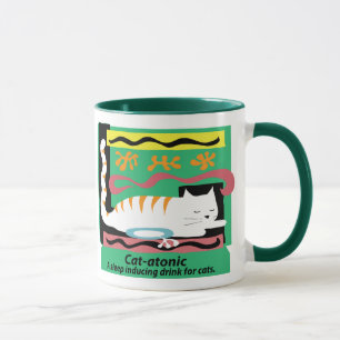 Katze-atonische Schale Tasse