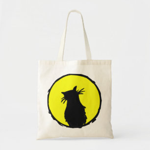 Katze auf dem Mond Tragetasche