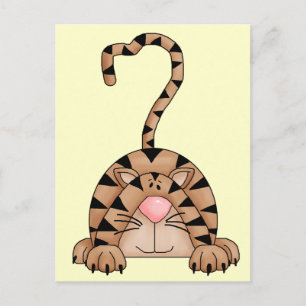 Katze auf der Beute Postkarte