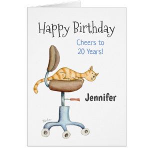 Katze auf einem Stuhl