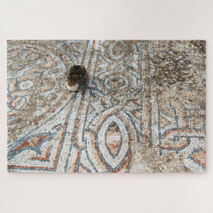Katze auf Mosaiken Puzzle