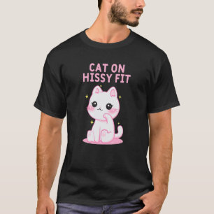 Katze auf Wutanfall Katzen Humor Kätzchen Paare 7 T-Shirt