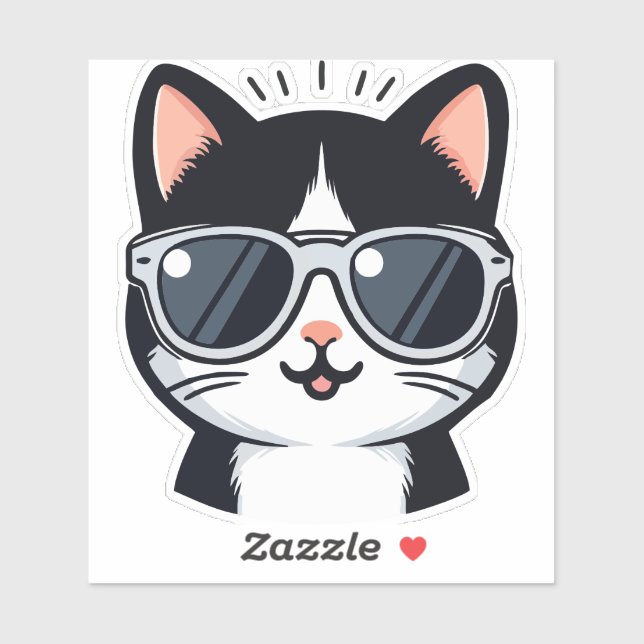 Katze Aufkleber (Blatt)