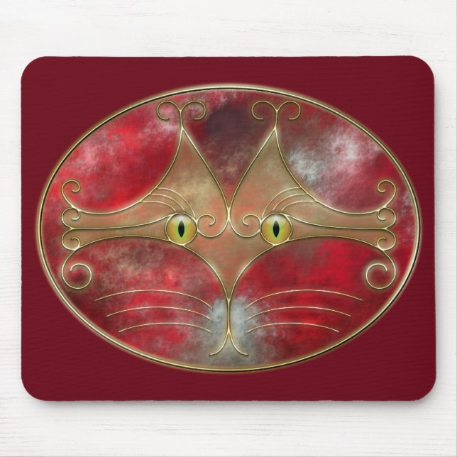 Katze-Augen Mousepad (Vorne)