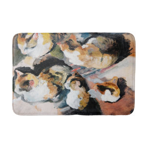 Katze, August Macke Badematte