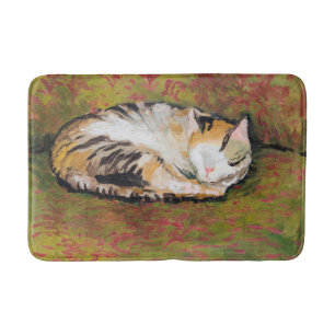 Katze, August, Macke Bath Mat Badematte