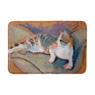 Katze, August, Macke Bath Mat Badematte