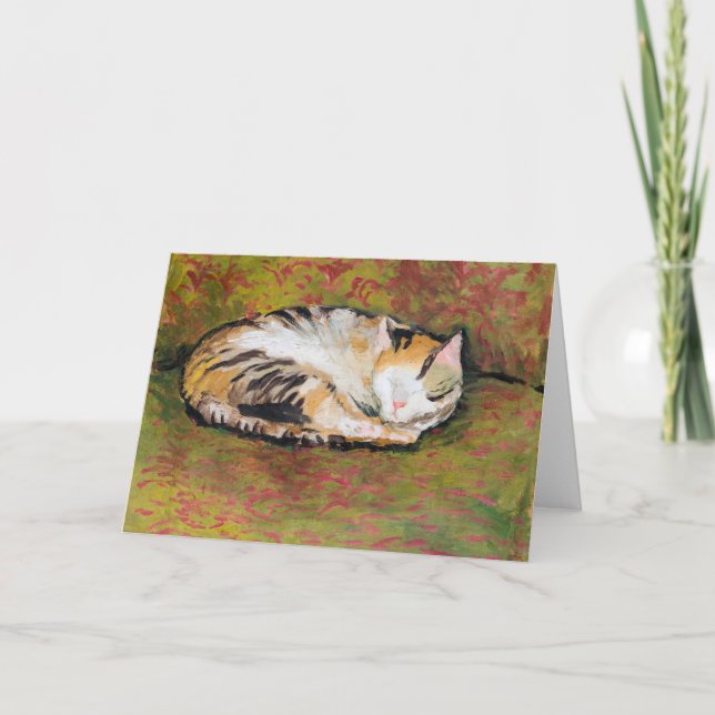 Katze, August-Macke-Karte Karte (Vorderseite)