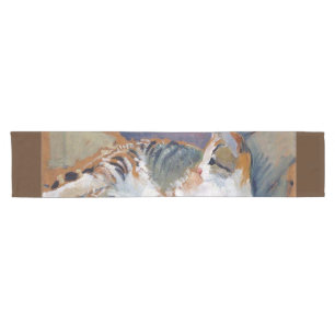 Katze, August Macke Kurz Table Runner Kurzer Tischläufer