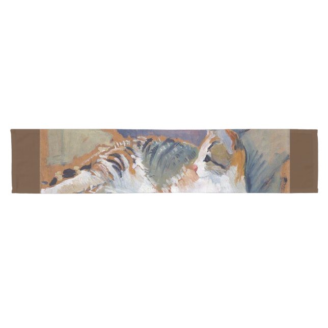 Katze, August Macke Kurz Table Runner Kurzer Tischläufer (Horizontal)
