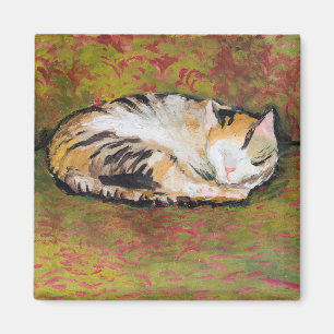 Katze, August Macke Magnet