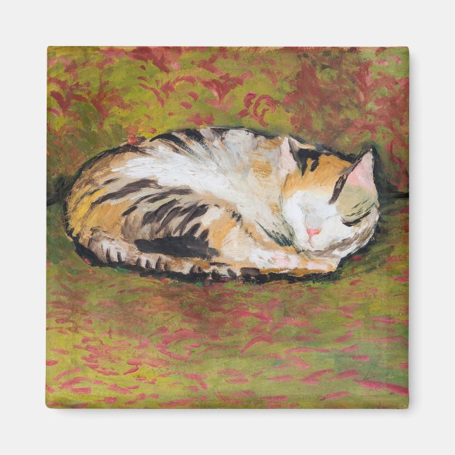 Katze, August Macke Magnet (Vorne)