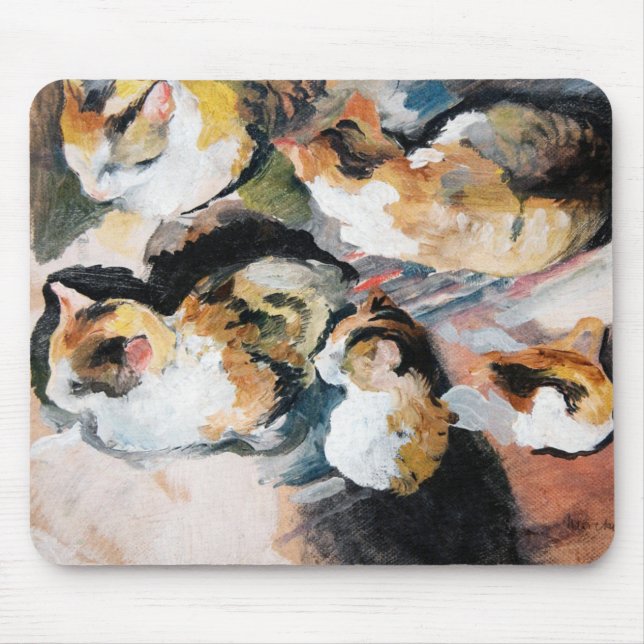 Katze, August Macke Mousepad (Vorne)