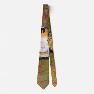 Katze, August Macke Neck Tie Krawatte