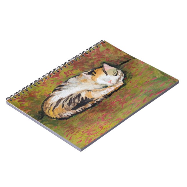 Katze, August-Macke-Notebook Notizblock (Linke Seite)