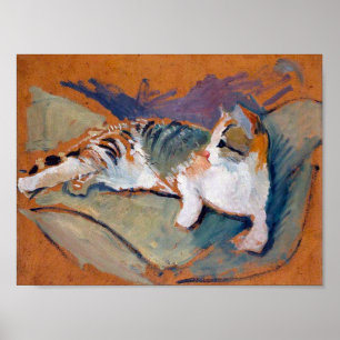 Katze, August Macke Poster