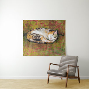 Katze, August-Macke-Tapestry Wandteppich