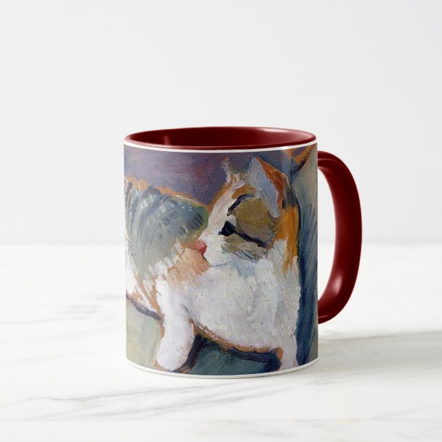 Katze, August Macke Tasse (VorderseiteRechts)