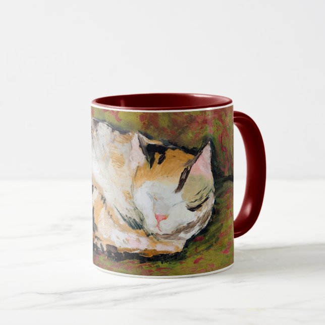 Katze, August Macke Tasse (VorderseiteRechts)