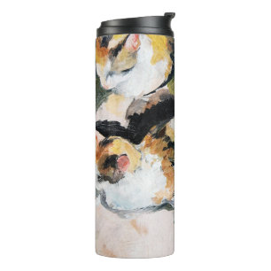 Katze, August Macke Thermosbecher