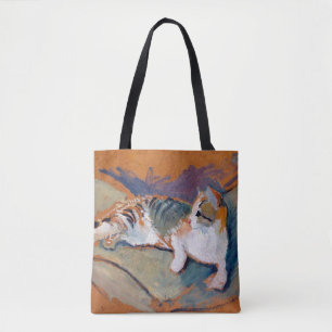 Katze, August Macke Tote Bag