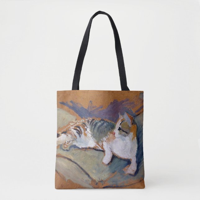 Katze, August Macke Tote Bag (Vorderseite)