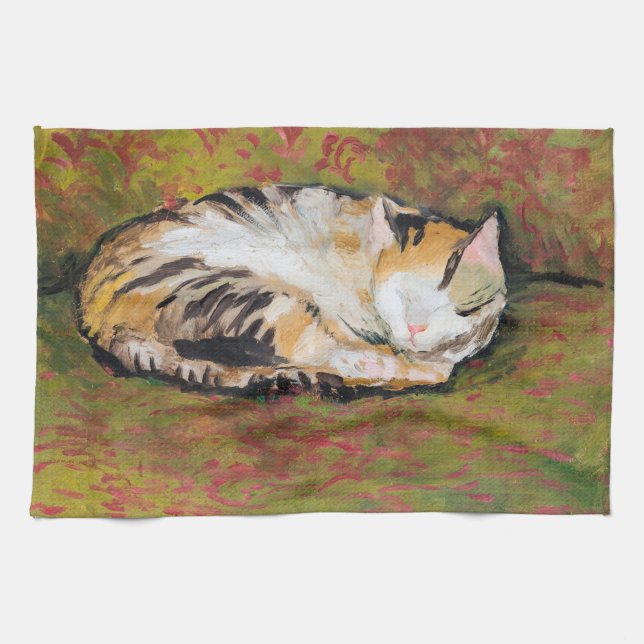 Katze, August Makke Küchentücher (Horizontal)
