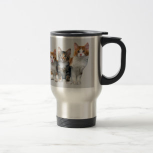 Katze außerhalb der Kasten-Tasse Reisebecher