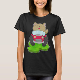 Katze Auto T-Shirt