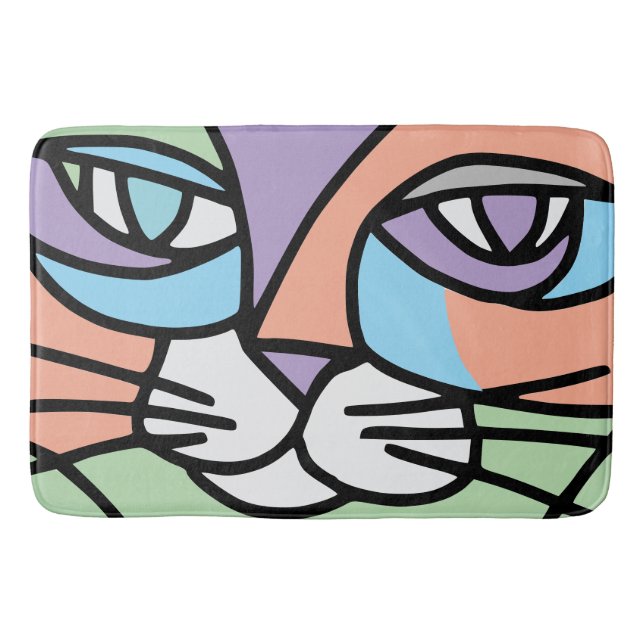 Katze Badematte (Vorderseite)