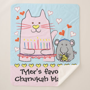 Katze Ballerina Sherpa Blanket/Mittel Sherpadecke